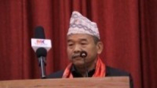 २८५८ औ सोनाम ल्होछारको उपलक्ष्यमा गाउँपालिका अध्यक्ष लोप्चनद्वारा शुभकामना ब्यक्त